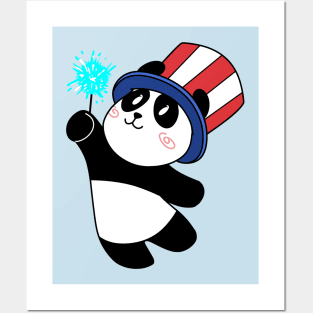 Patriotic Panda Posters and Art